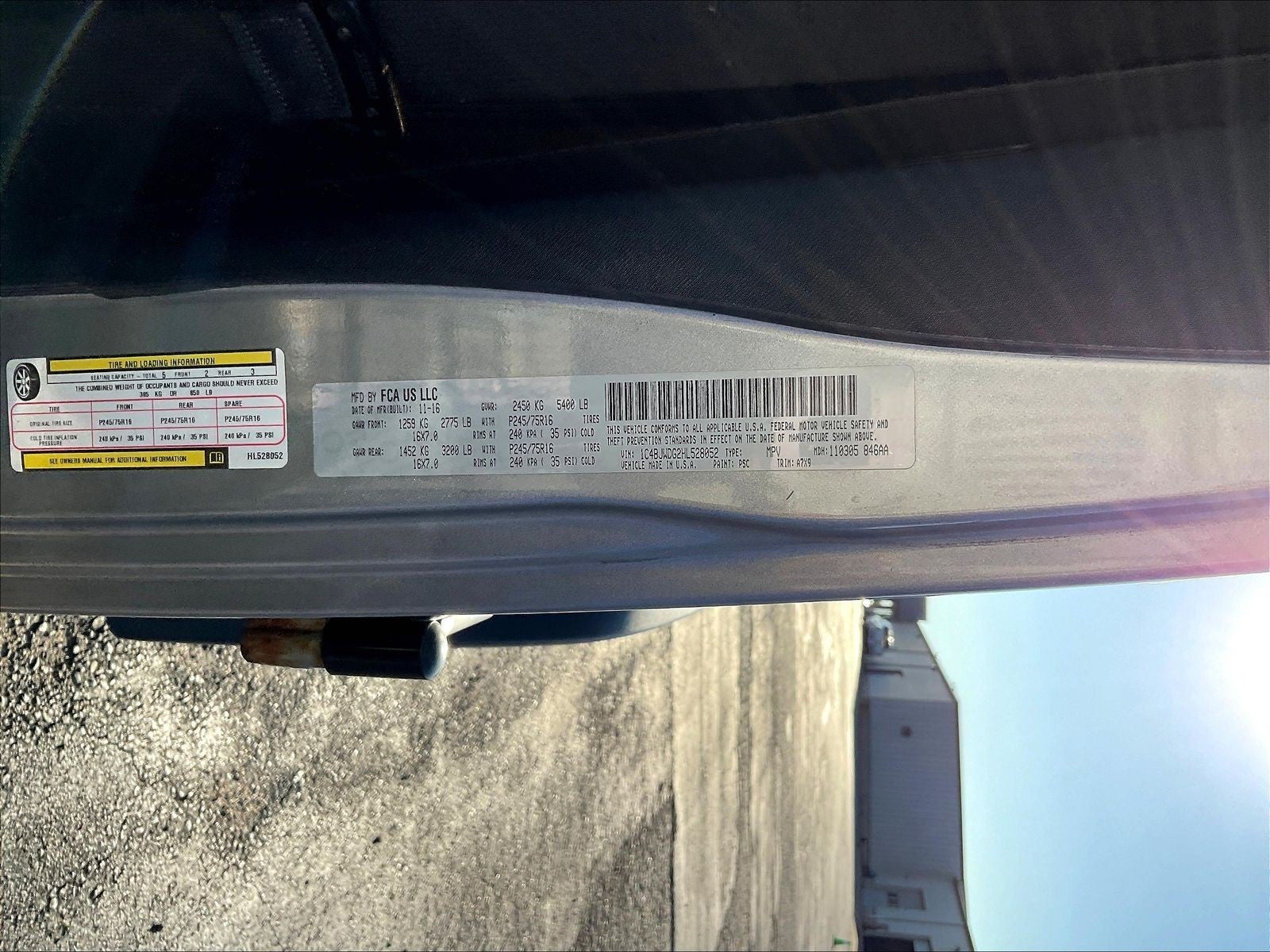2017 Jeep Wrangler Unlimited Sport 4x4